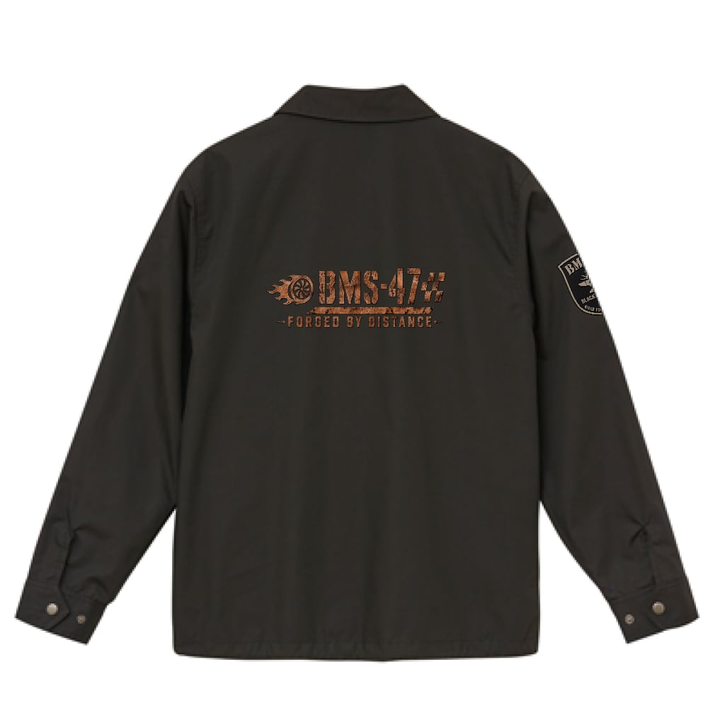 BMS-47 FORGED COACH JACKET/黒