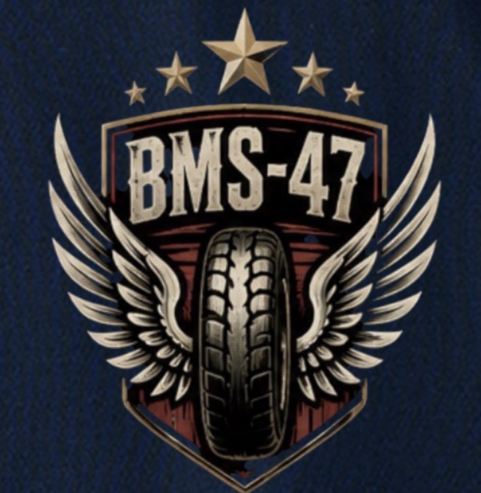 BMS-47 Live to Ride TEE/紺
