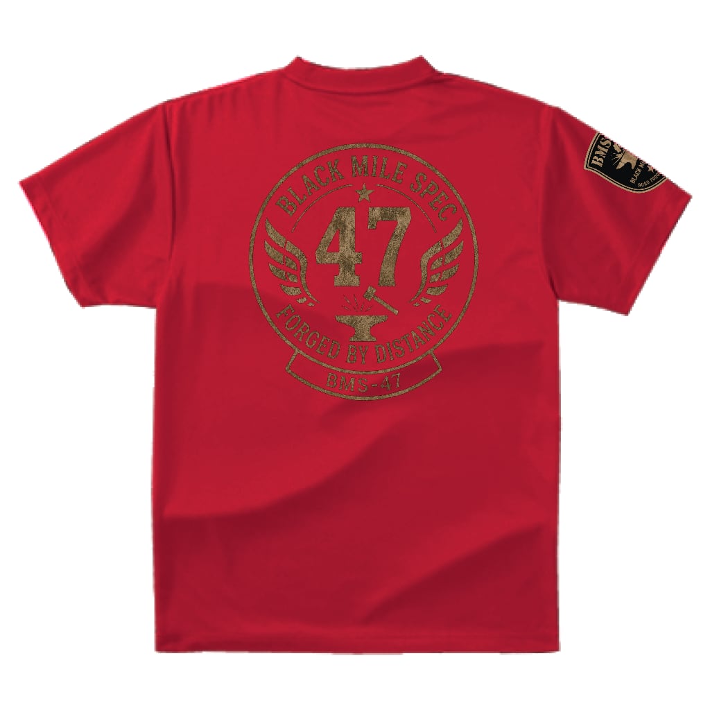 BMS-47 FORGED BY DISTANCE TEE／赤