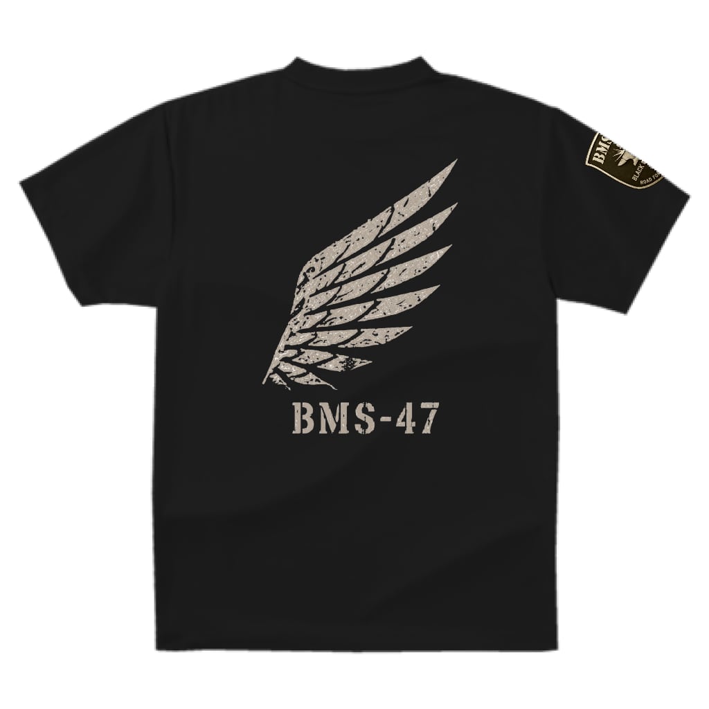 BMS-47 FORGED WING TEE / 黒