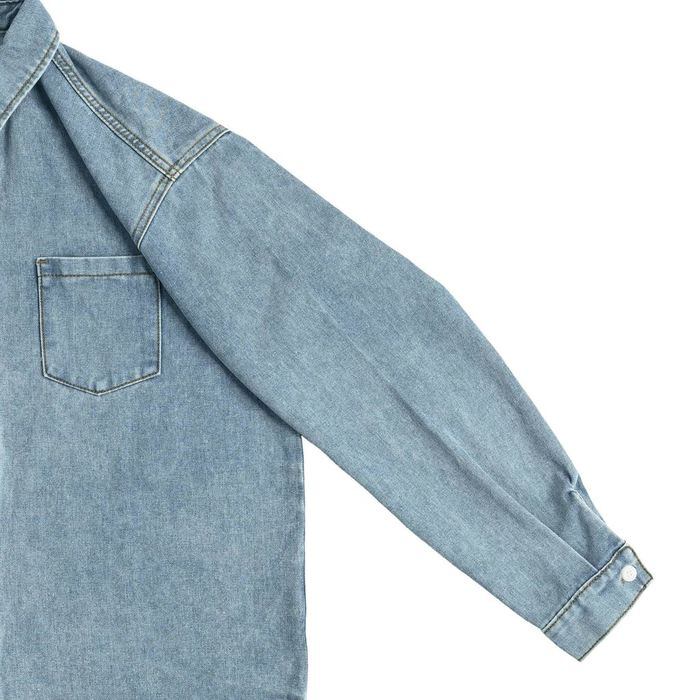 BMS-47 HIGH LINE NO SHORT WAY HOME DENIM SHIRT
