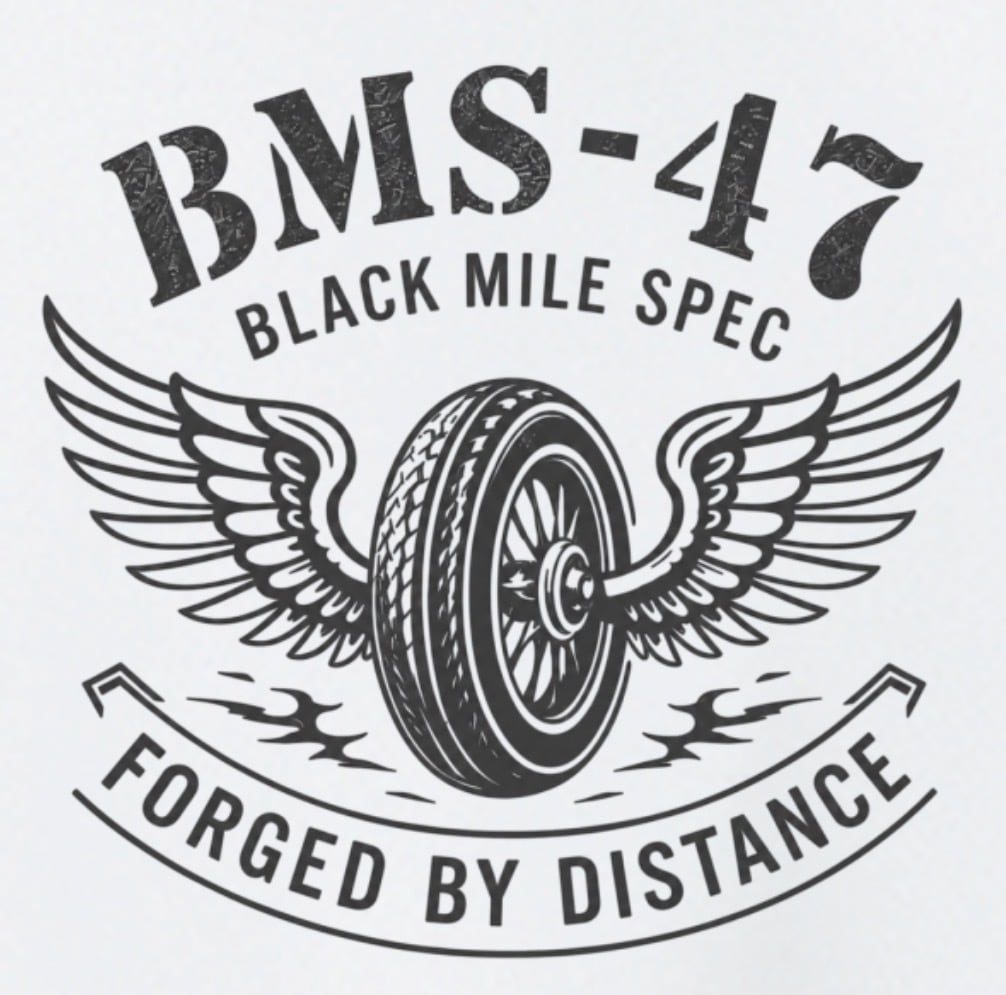 BMS-47 ROAD FORGED TEE /「47」/白