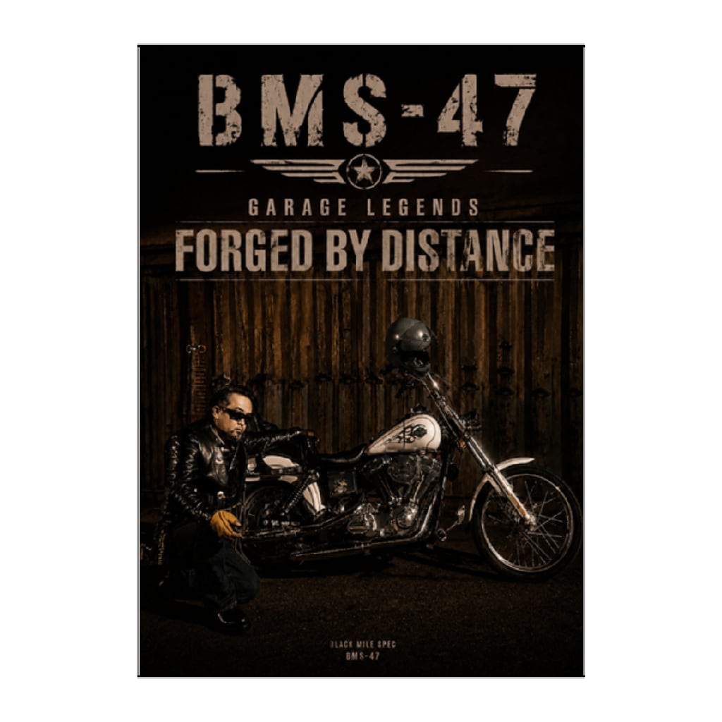 BMS-47 GARAGE LEGENDS  FORGED BY DISTANCE A2 POSTER