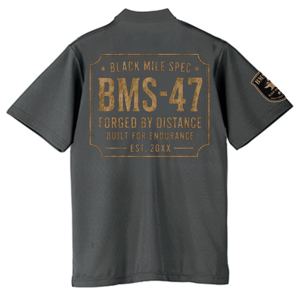 BMS-47 GARAGE SIGN ドライポロシャツ