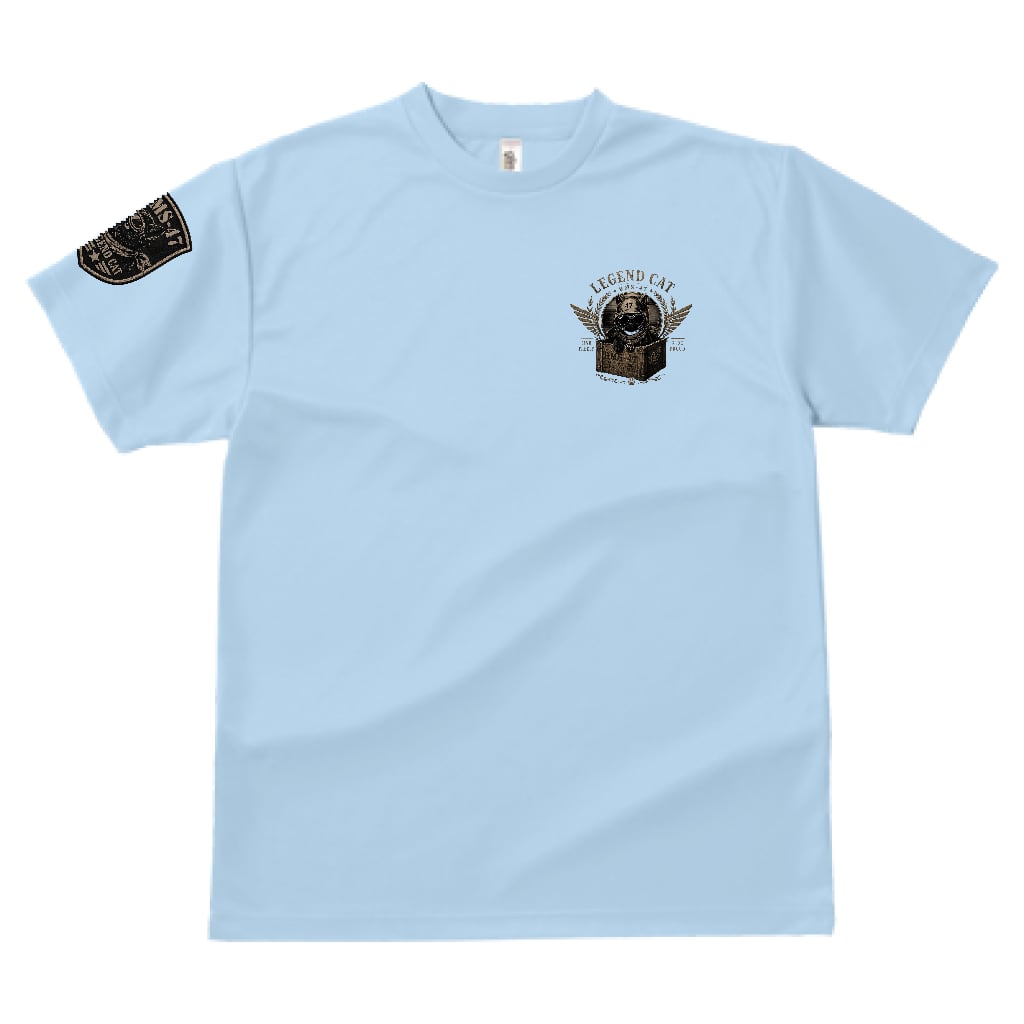 HANGAR LEGEND CAT TEE/ 水色