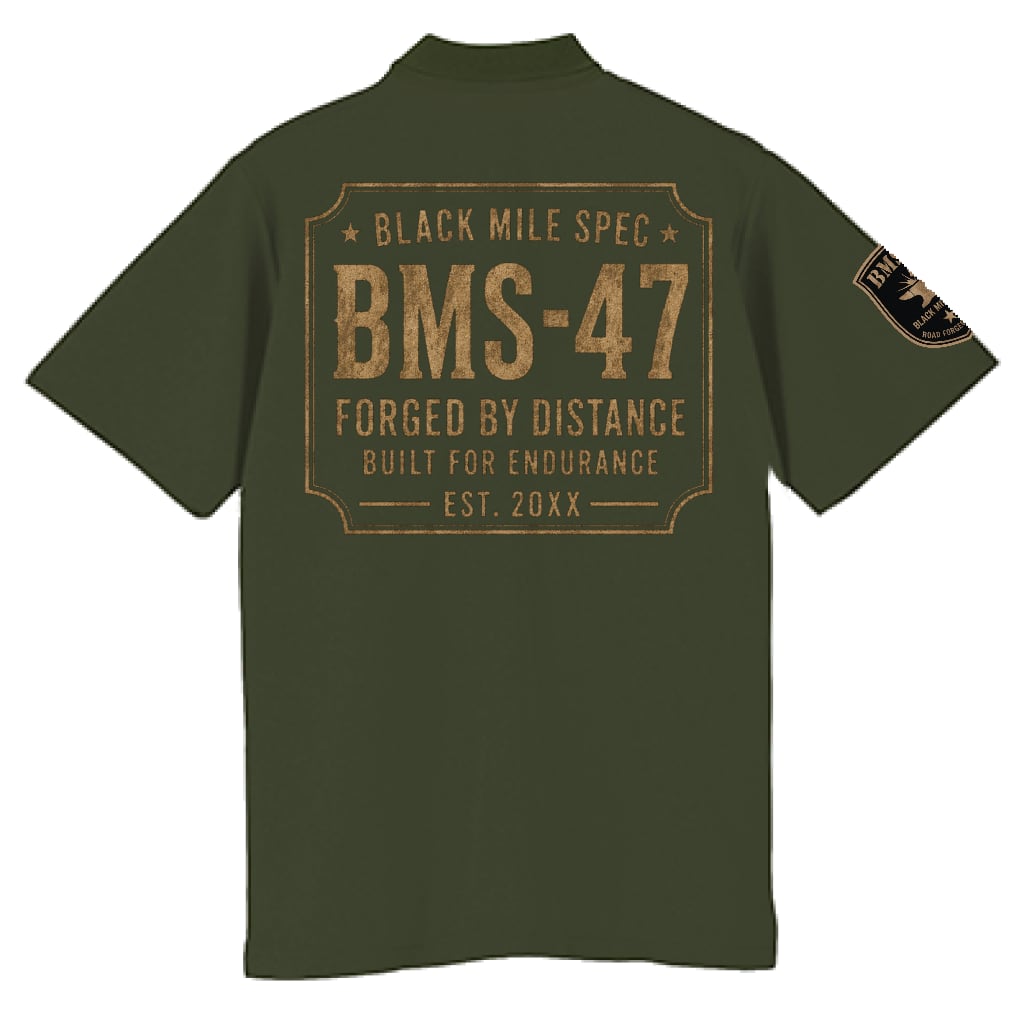 BMS-47 GARAGE SIGN ドライポロシャツ