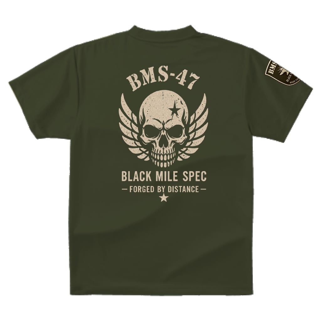 BLACK MILE SKULL TEE/緑