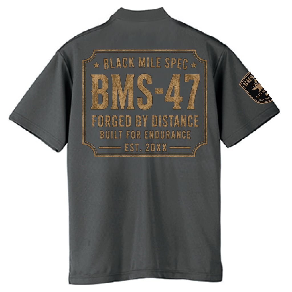 BMS-47 GARAGE SIGN ドライポロシャツ