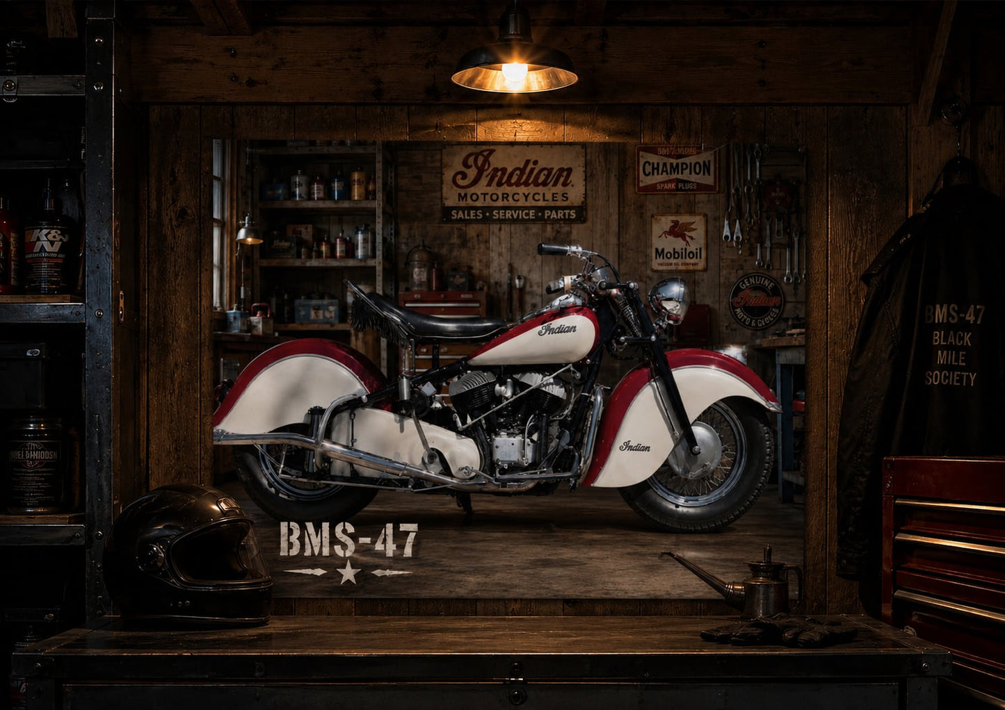Heritage Indian Garage ? A2 Poster