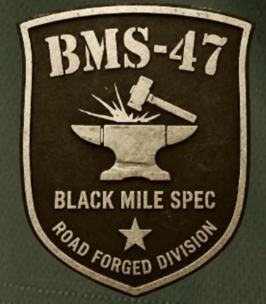 Black Mile Garage TEE / アーミーグリーン