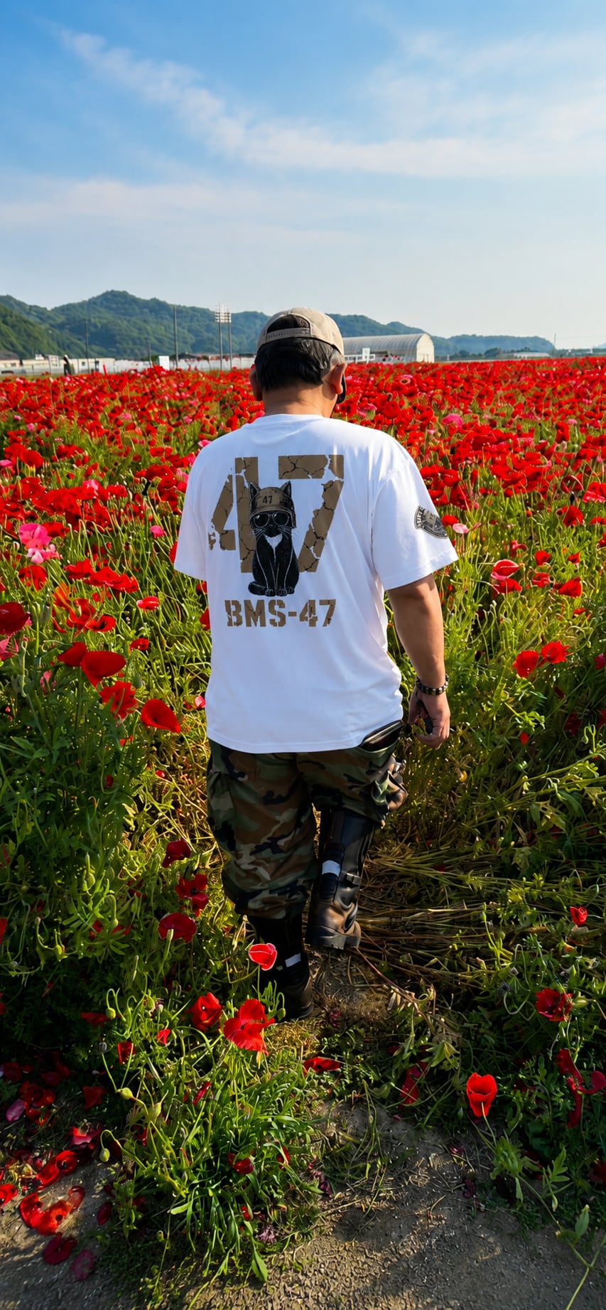 BMS-47 CAT 47 DRY TEE/白