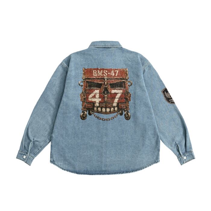 BMS-47 HIGH LINE SERVICE CART 47 DENIM SHIRT