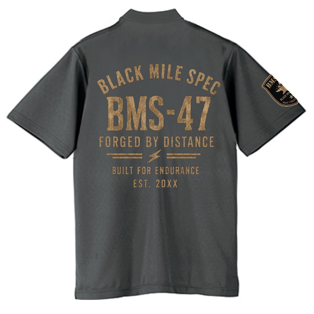 BMS-47 MILE MARK ドライポロシャツ