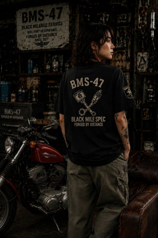 BLACK MILE SPEC TEE/黒