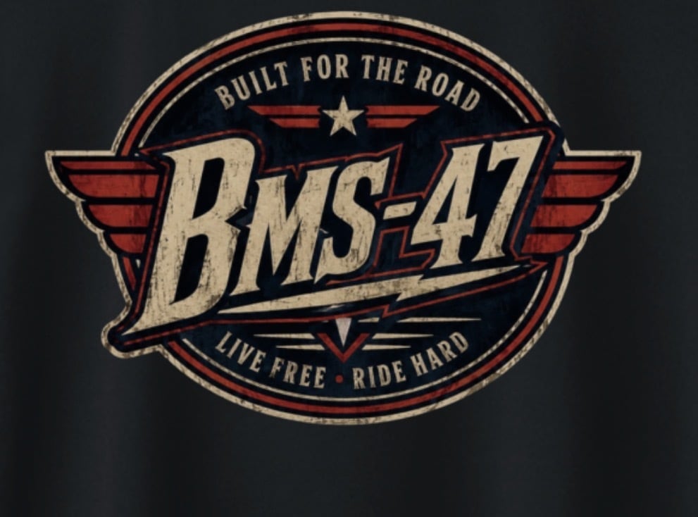 BMS-47 BUILT FOR THE ROAD TEE/黒
