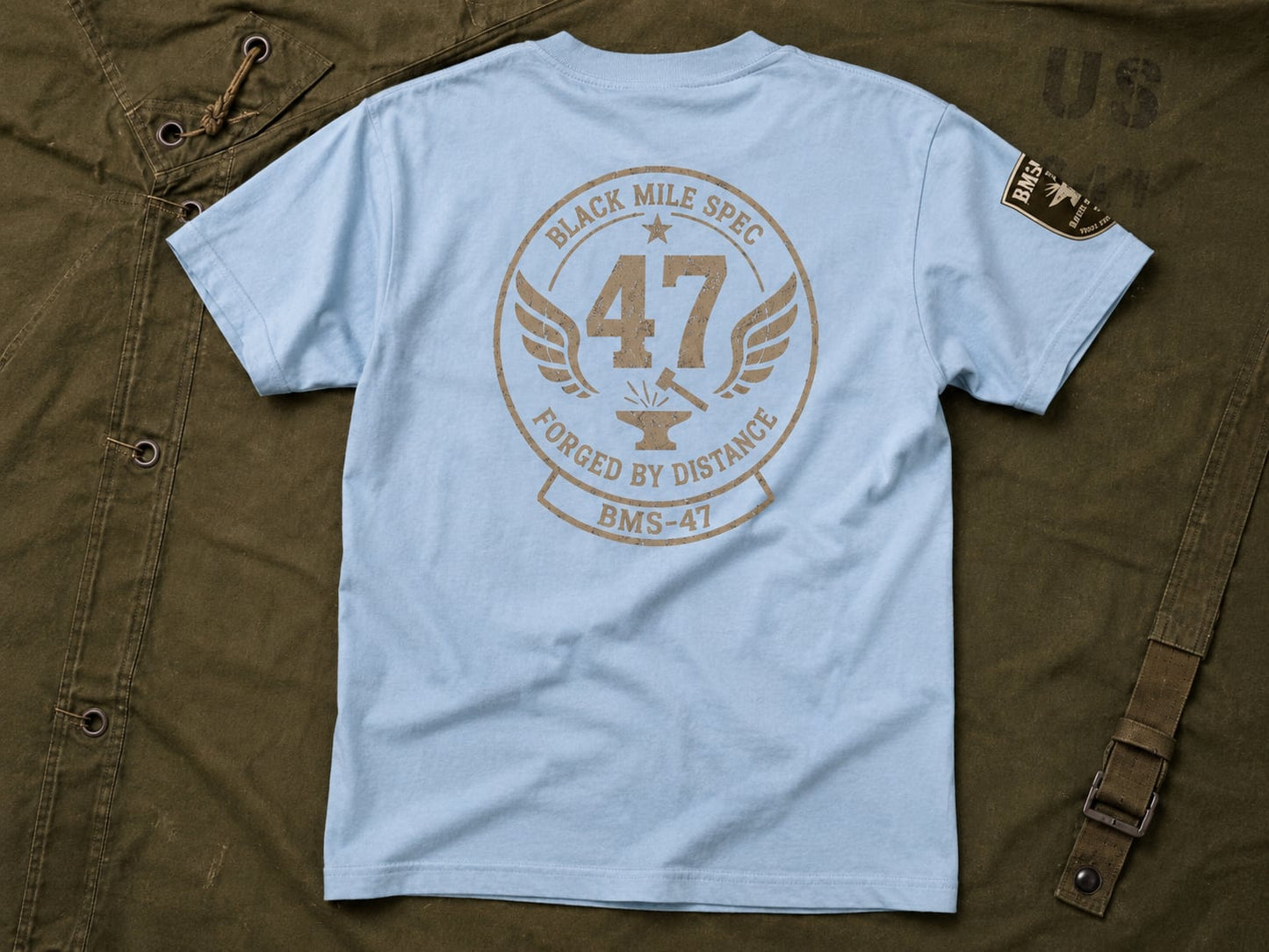 BMS-47 FORGED BY DISTANCE TEE／水色