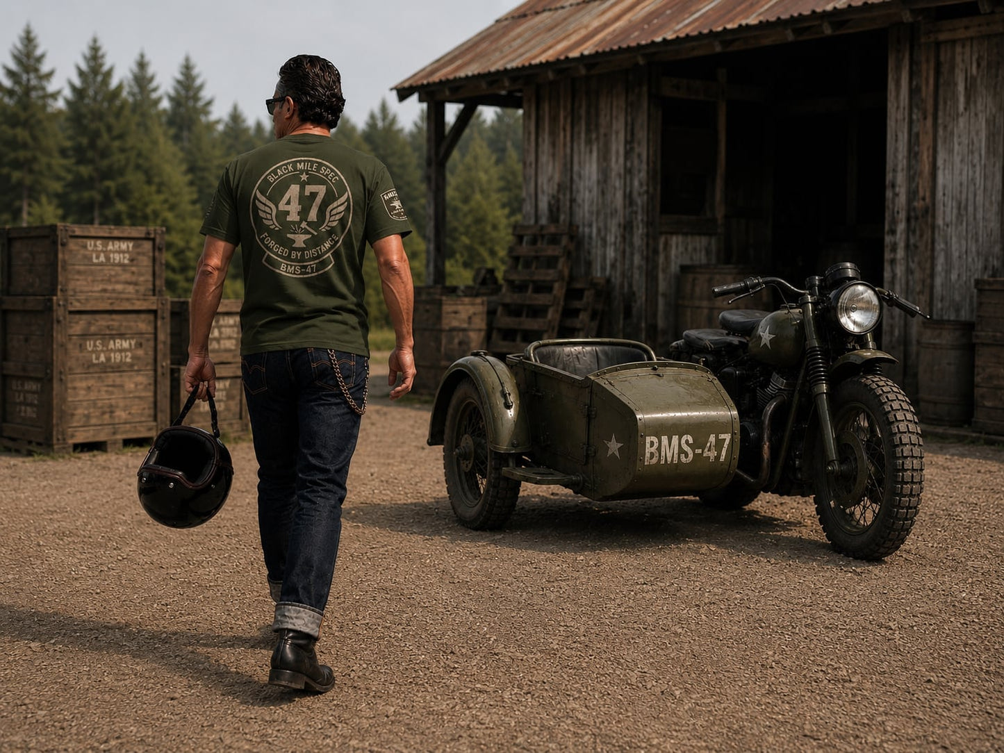 BMS-47 FORGED BY DISTANCE TEE／緑