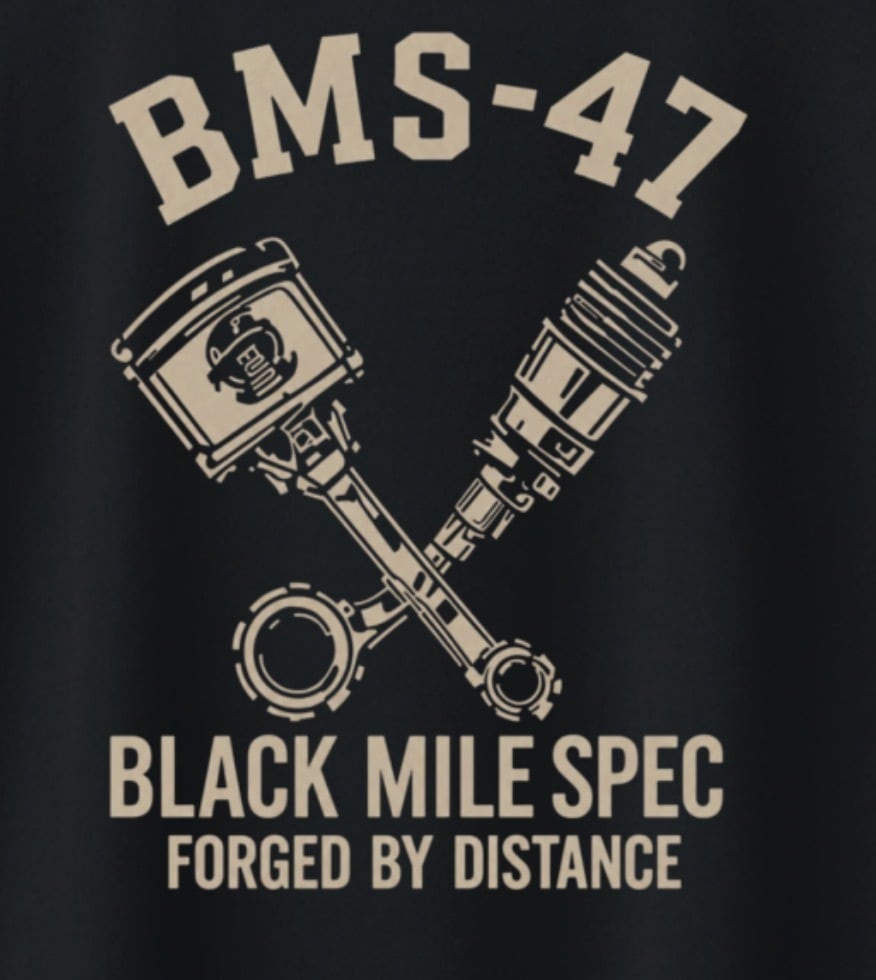 BLACK MILE SPEC TEE/黒