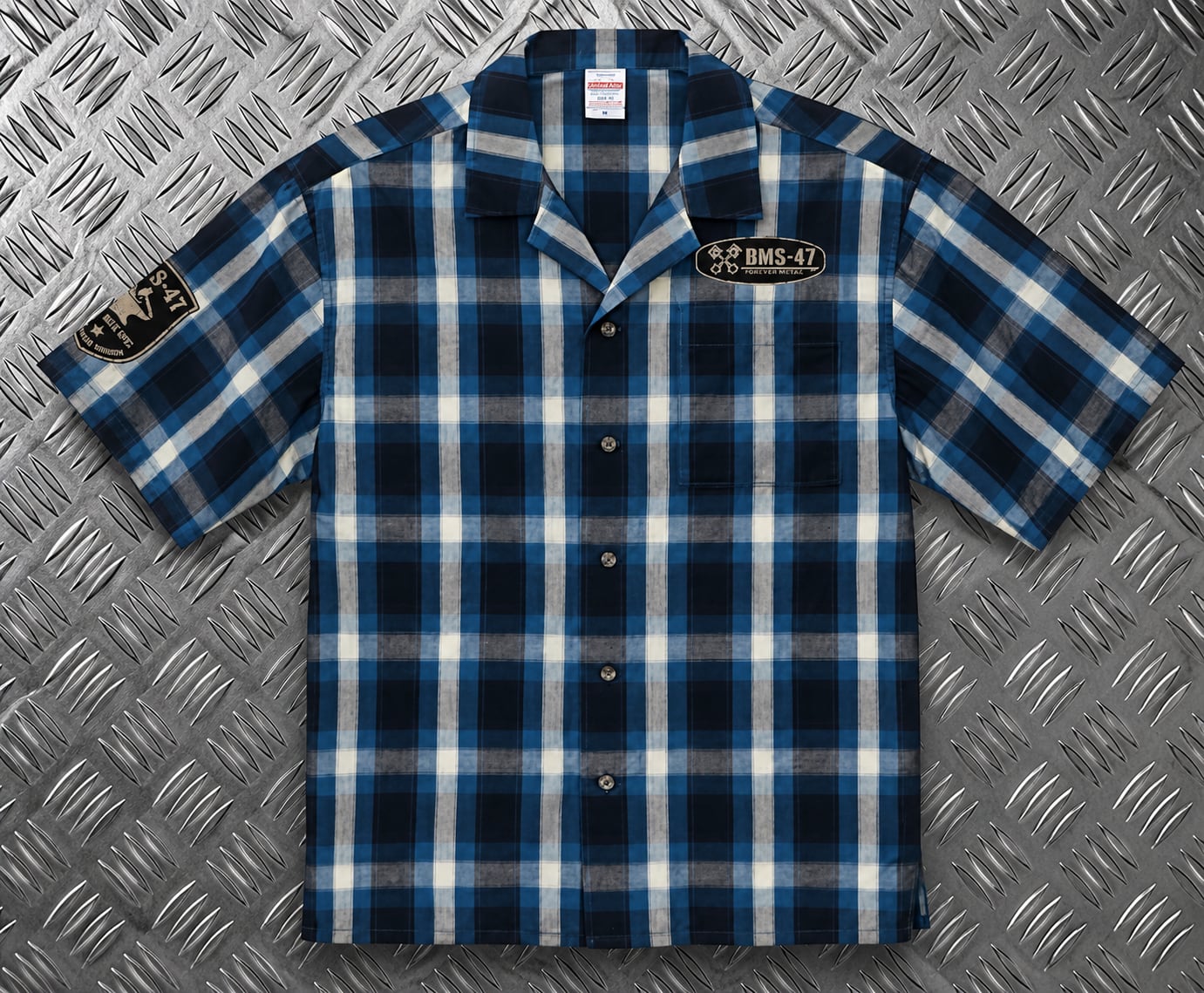 BMS-47 WORKING CHECK SHIRT／青