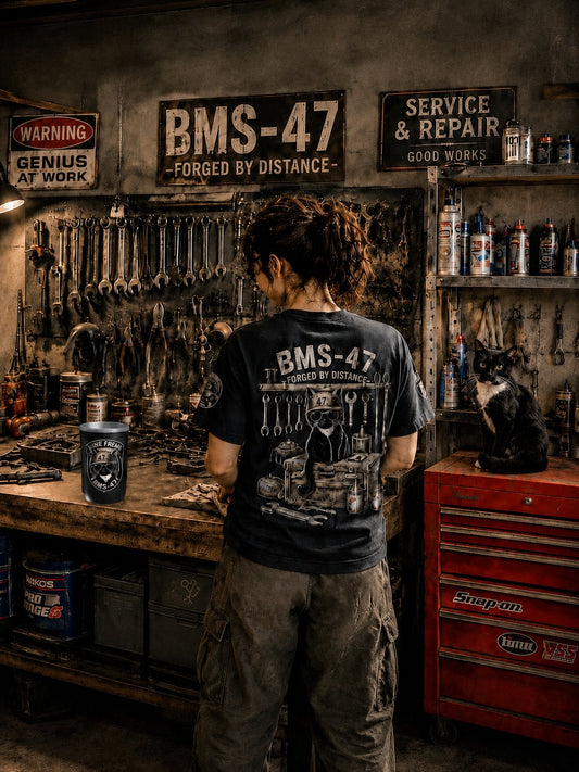 HANGAR TOOLS CAT TEE / 黒