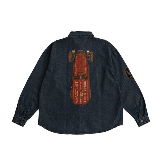 BMS-47 HIGH LINE QUARTER MILE WORKS DENIM SHIRT