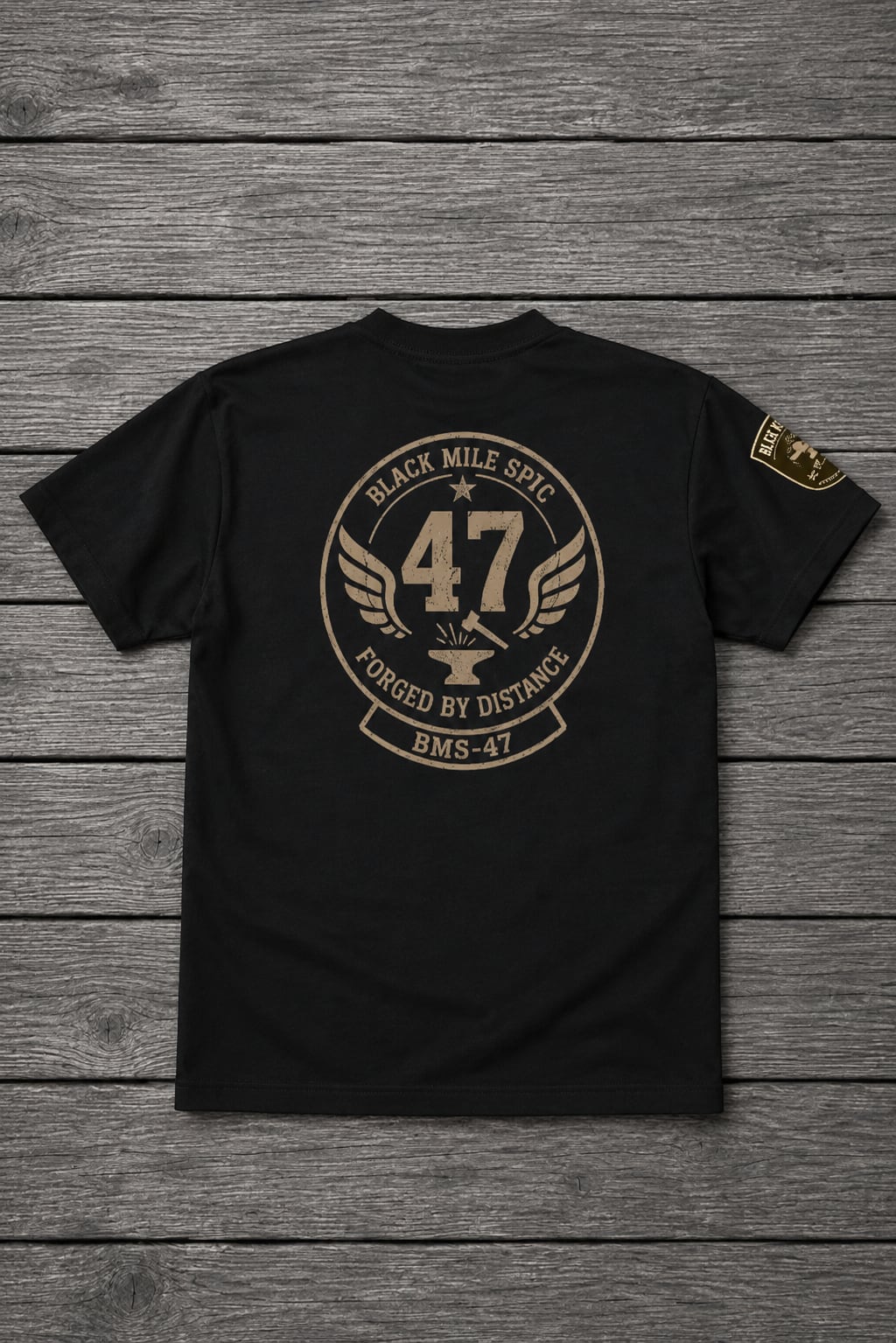 BMS-47 FORGED BY DISTANCE TEE／黒