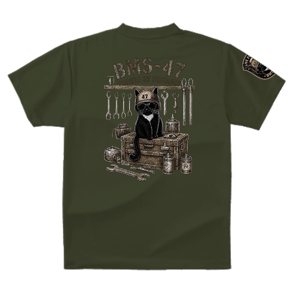 HANGAR TOOLS CAT TEE / 緑
