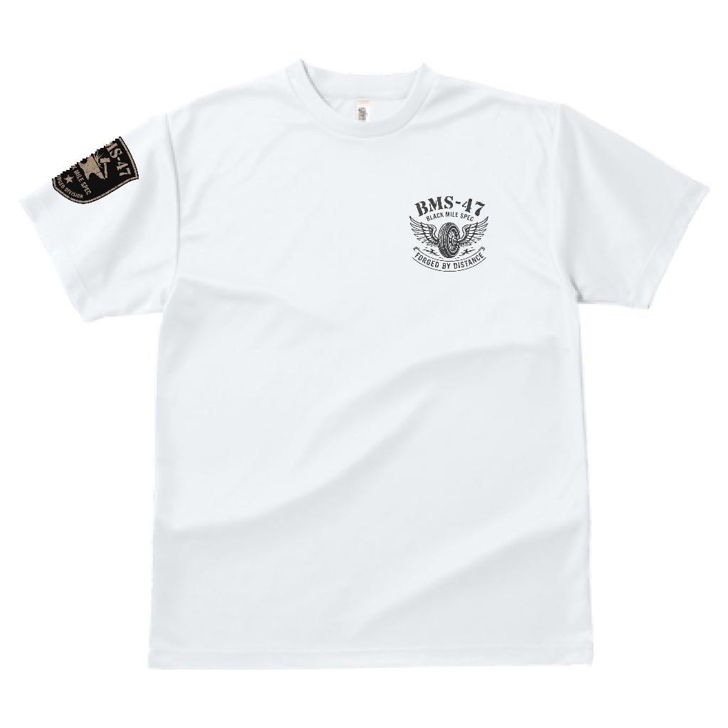 BMS-47 ROAD FORGED TEE /「47」/白