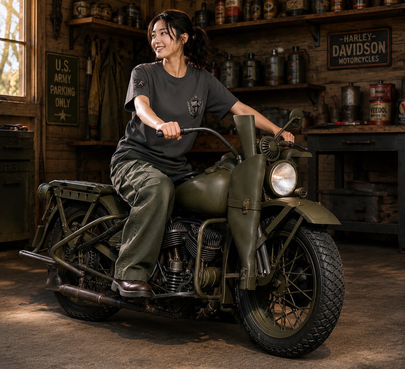BMS-47 BUILT FOR THE ROAD TEE/灰