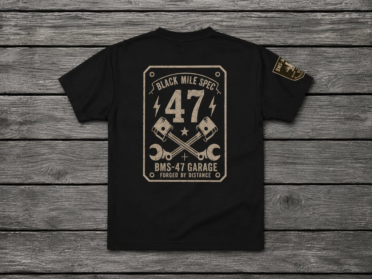 Black Mile Garage TEE / 黒