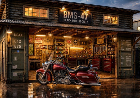 BMS-47 GARAGE WALL POSTER / BLACK MILE SOCIETY