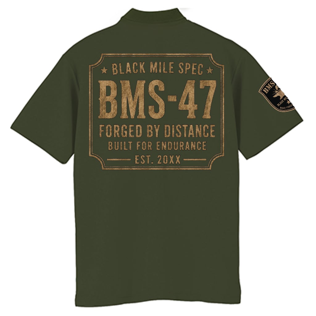 BMS-47 GARAGE SIGN ドライポロシャツ
