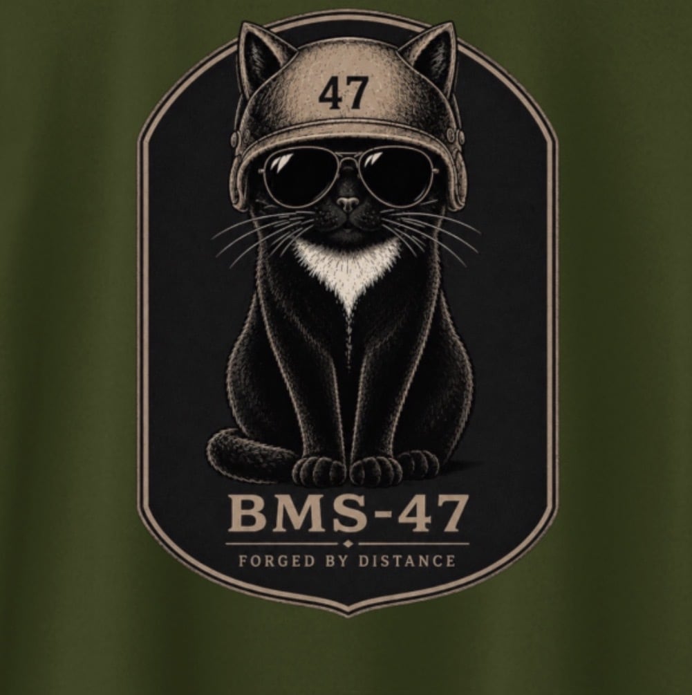 BMS-47 CLASSIC GARAGE CAT TEE/緑