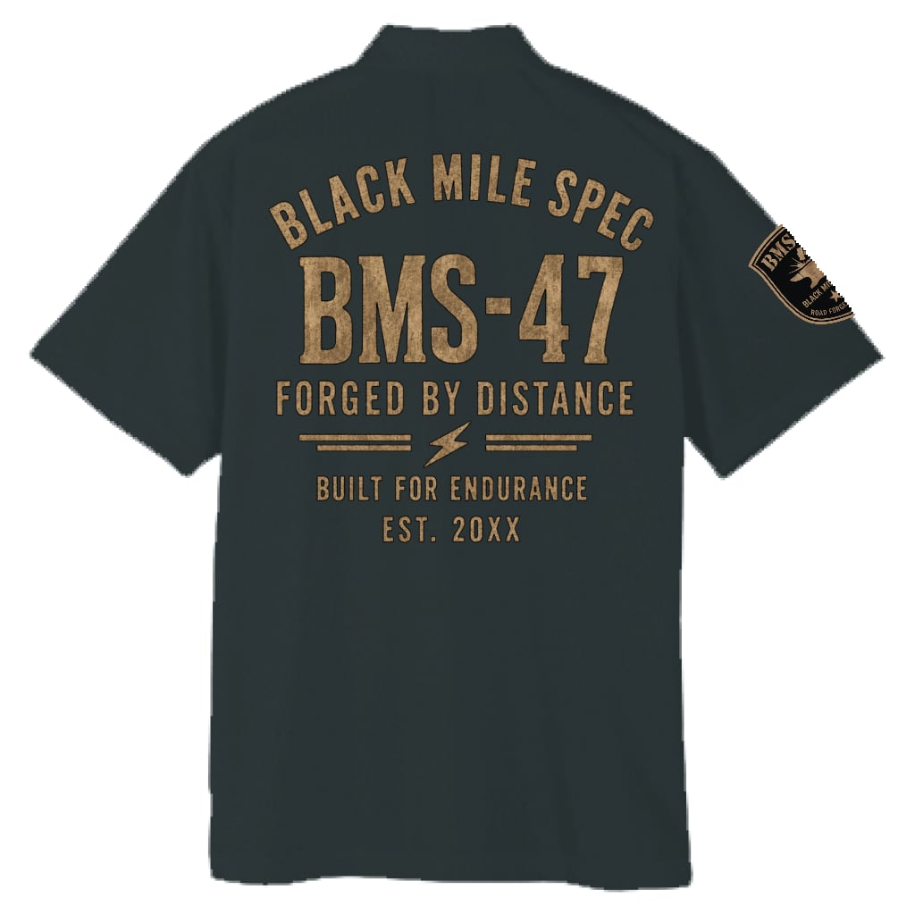 BMS-47 MILE MARK ドライポロシャツ