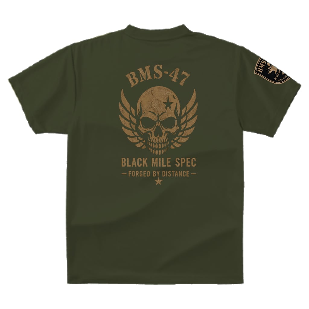 BLACK MILE SKULL TEE/ 緑
