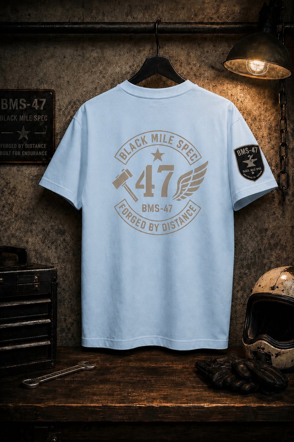 BMS-47 FORGED BY DISTANCE TEE/水色