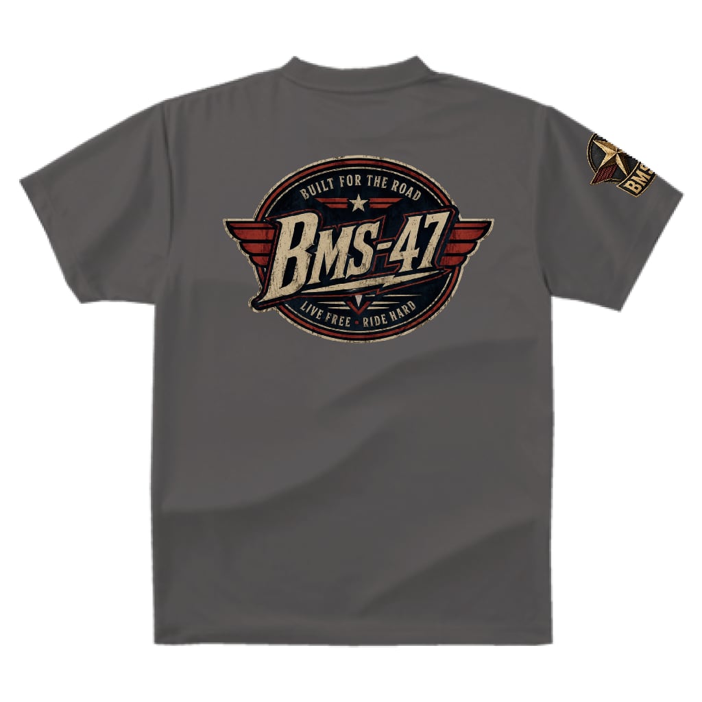 BMS-47 BUILT FOR THE ROAD TEE/灰