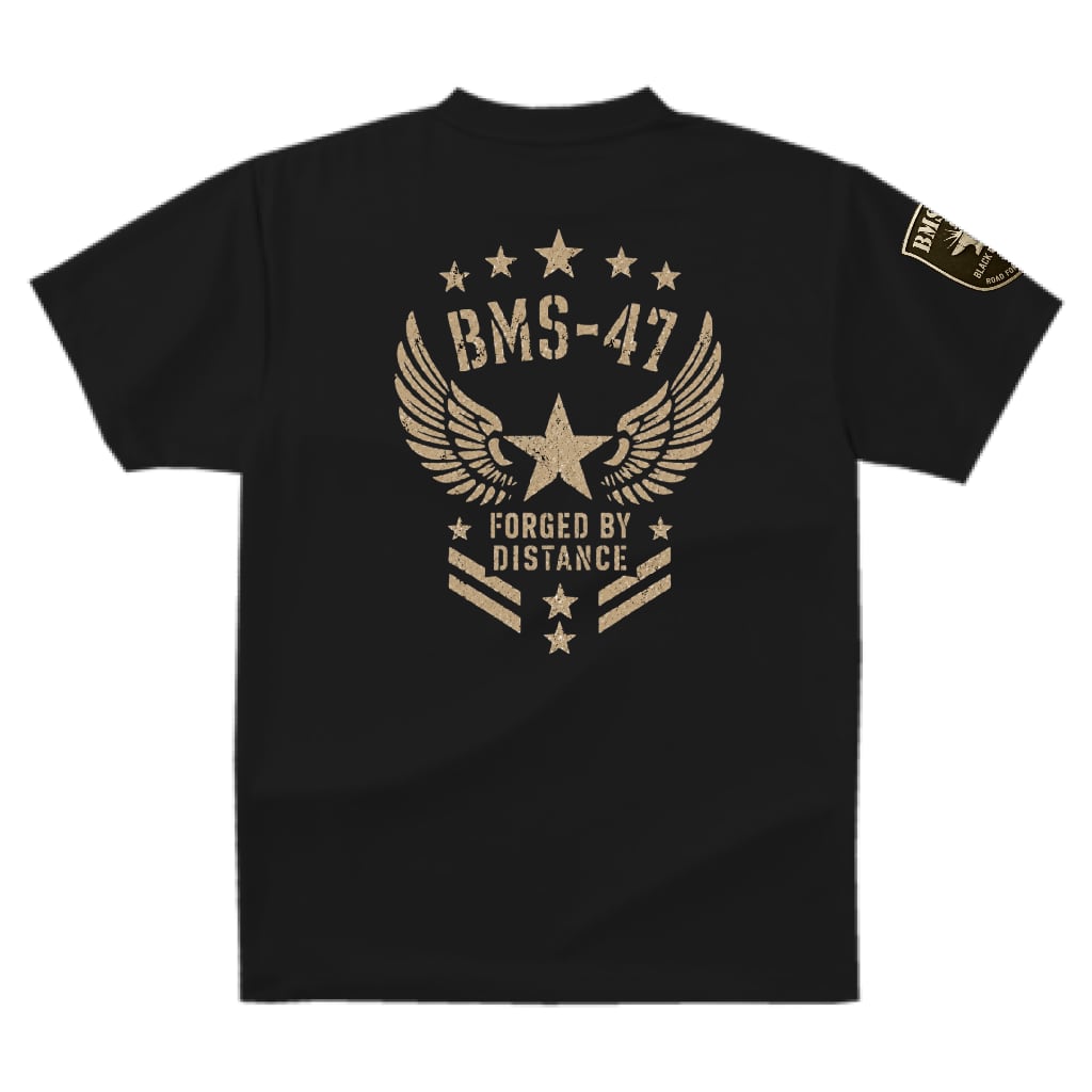 FORGED WING TEE / 黒/