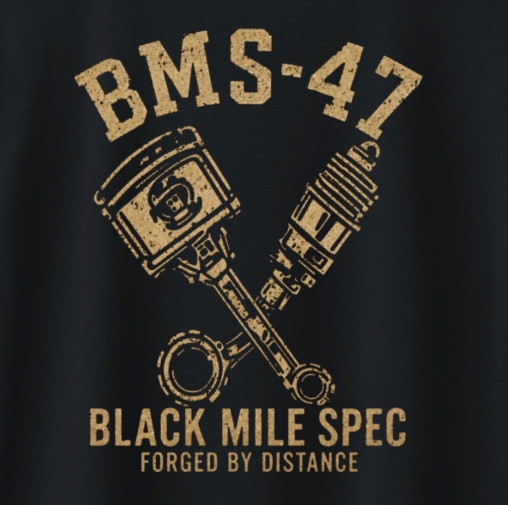 BLACK MILE SPEC TEE/黒