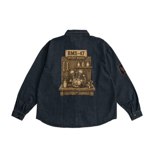 BMS-47 HIGH LINE BENCH BUILT MOTOR WORKS DENIM