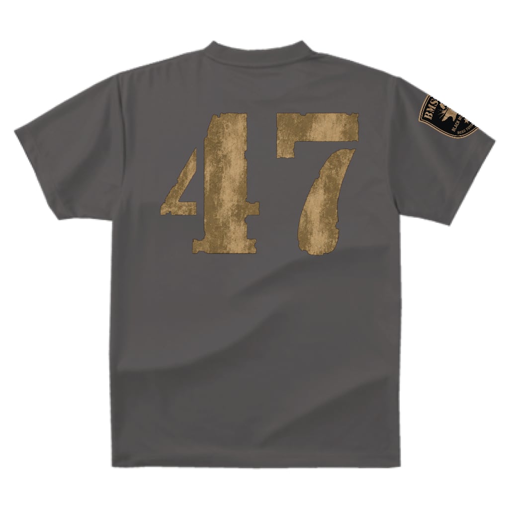 BMS-47 ROAD FORGED TEE / 「47」/灰