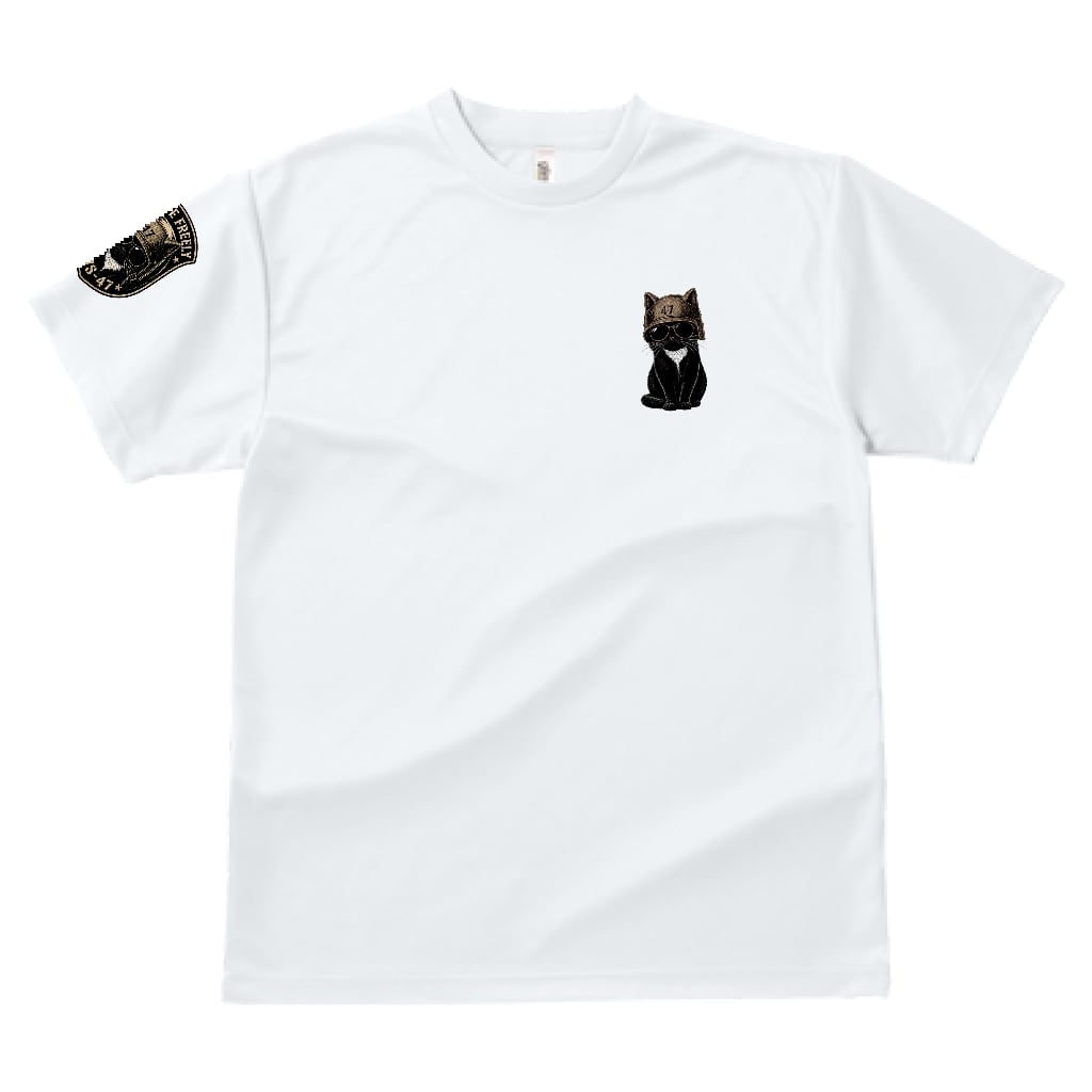 BMS-47 CLASSIC GARAGE CAT TEE/白