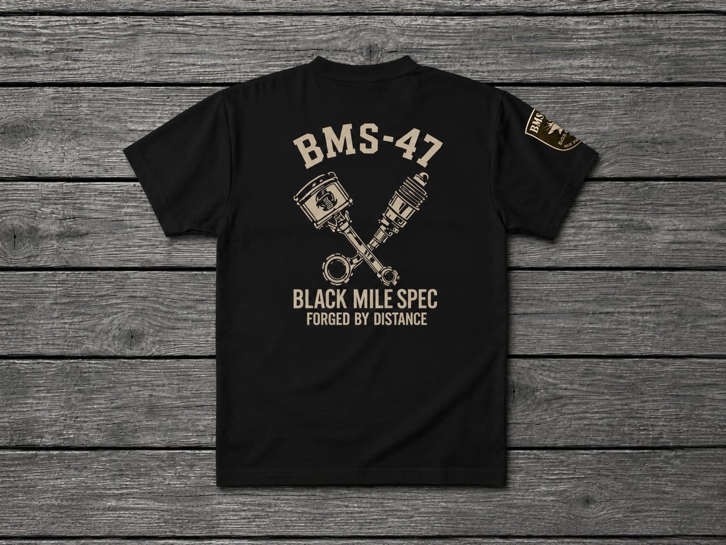 BLACK MILE SPEC TEE/黒