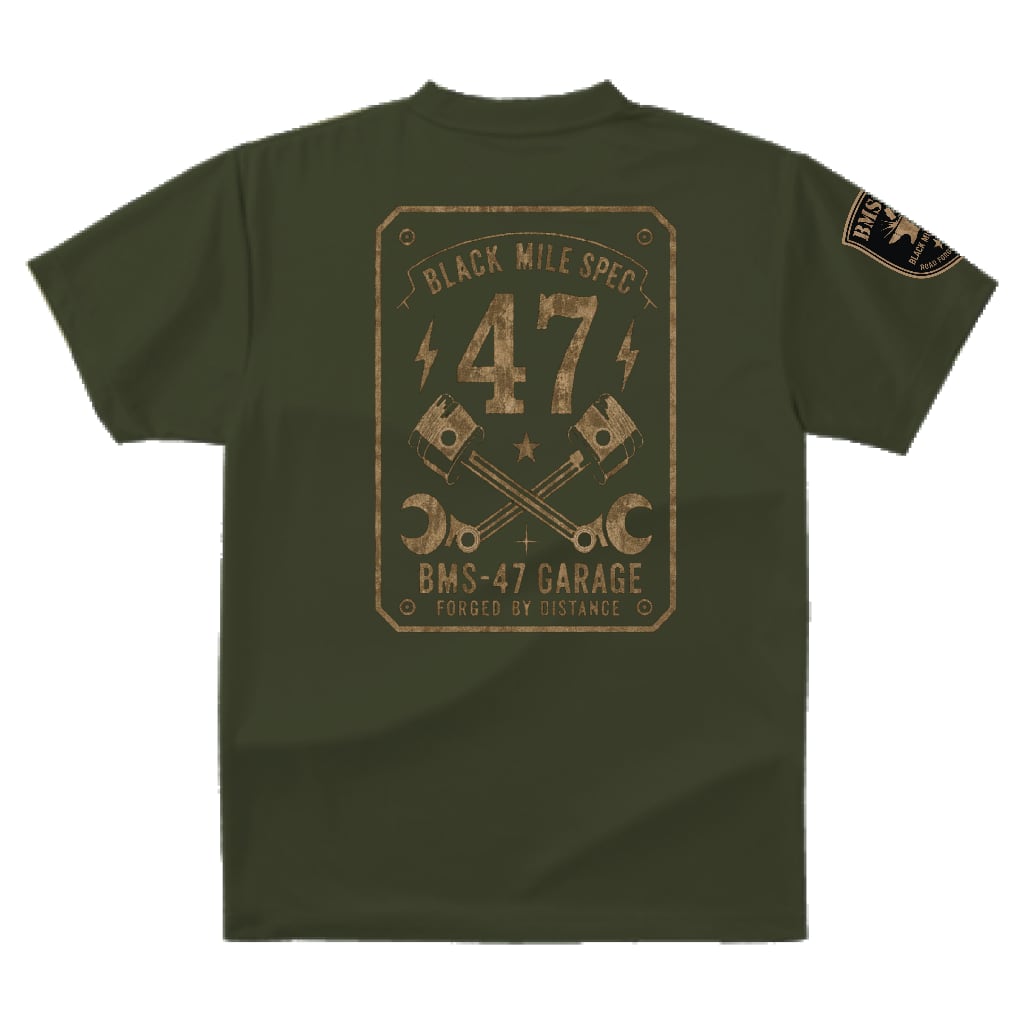 Black Mile Garage TEE / 緑