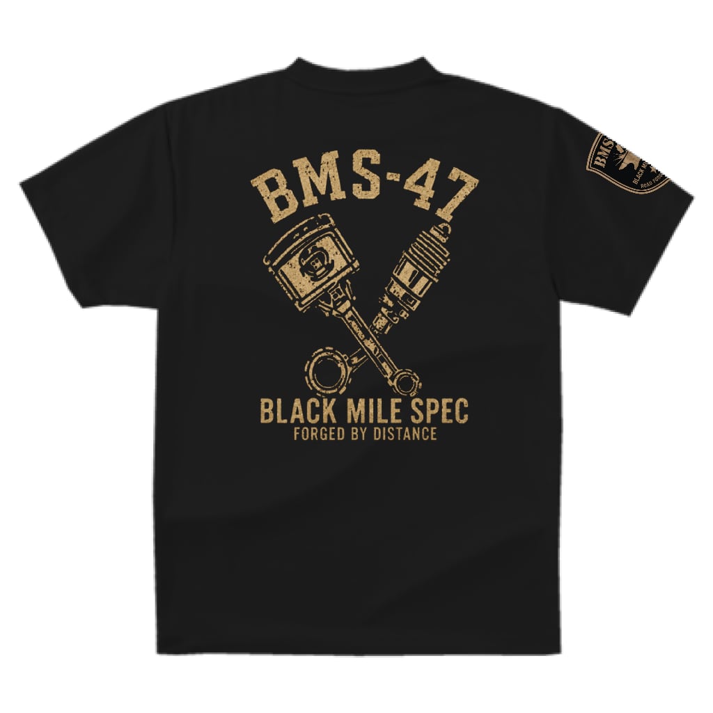BLACK MILE SPEC TEE/黒