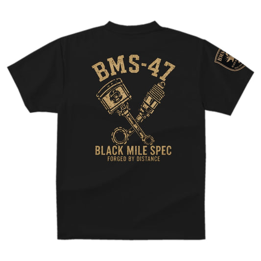 BLACK MILE SPEC TEE/黒