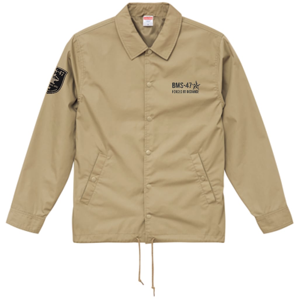 BMS-47 SKULL COACH JACKET/サンド