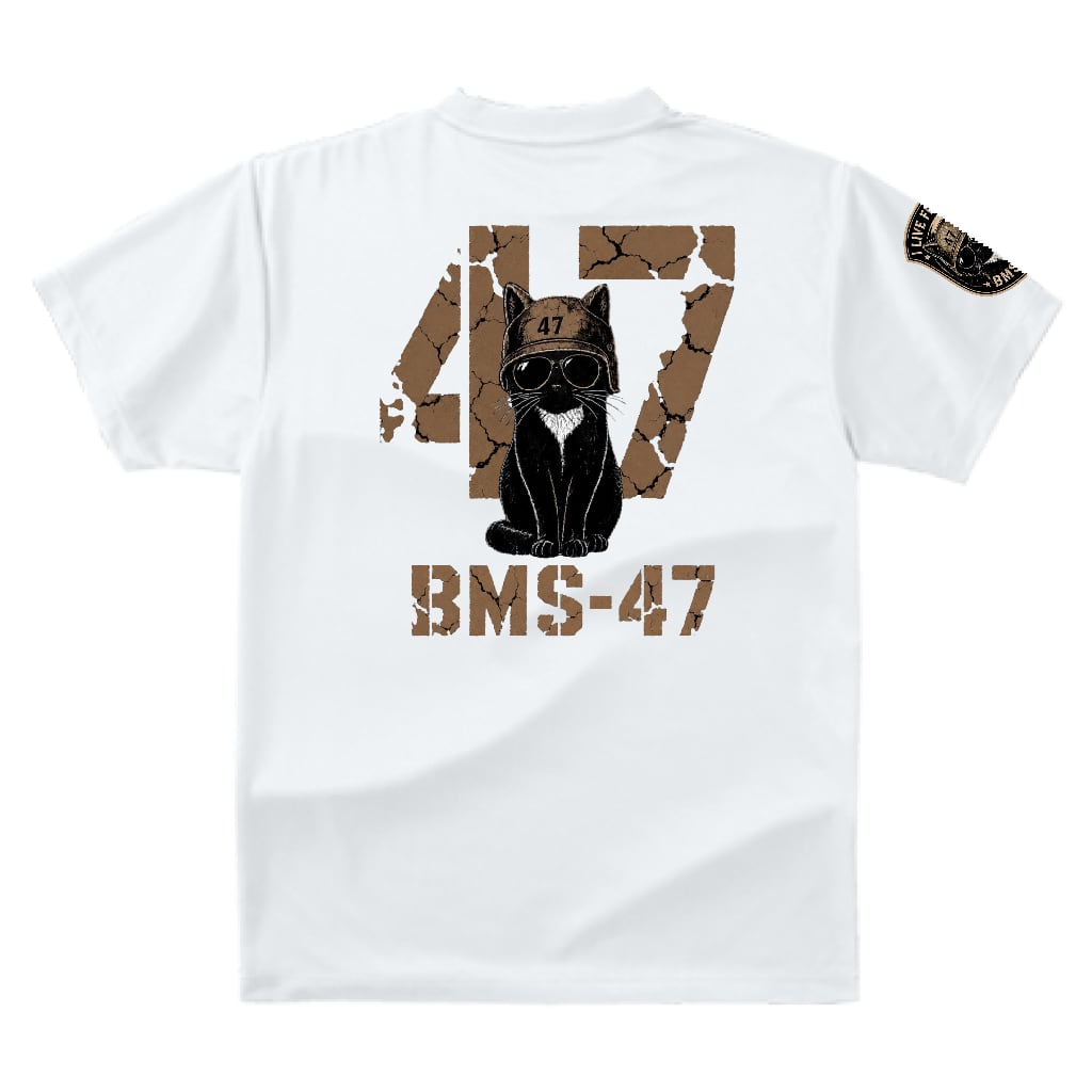 BMS-47 CAT 47 DRY TEE/白