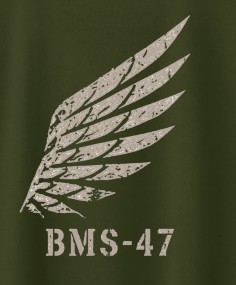 BMS-47 FORGED WING TEE / 緑