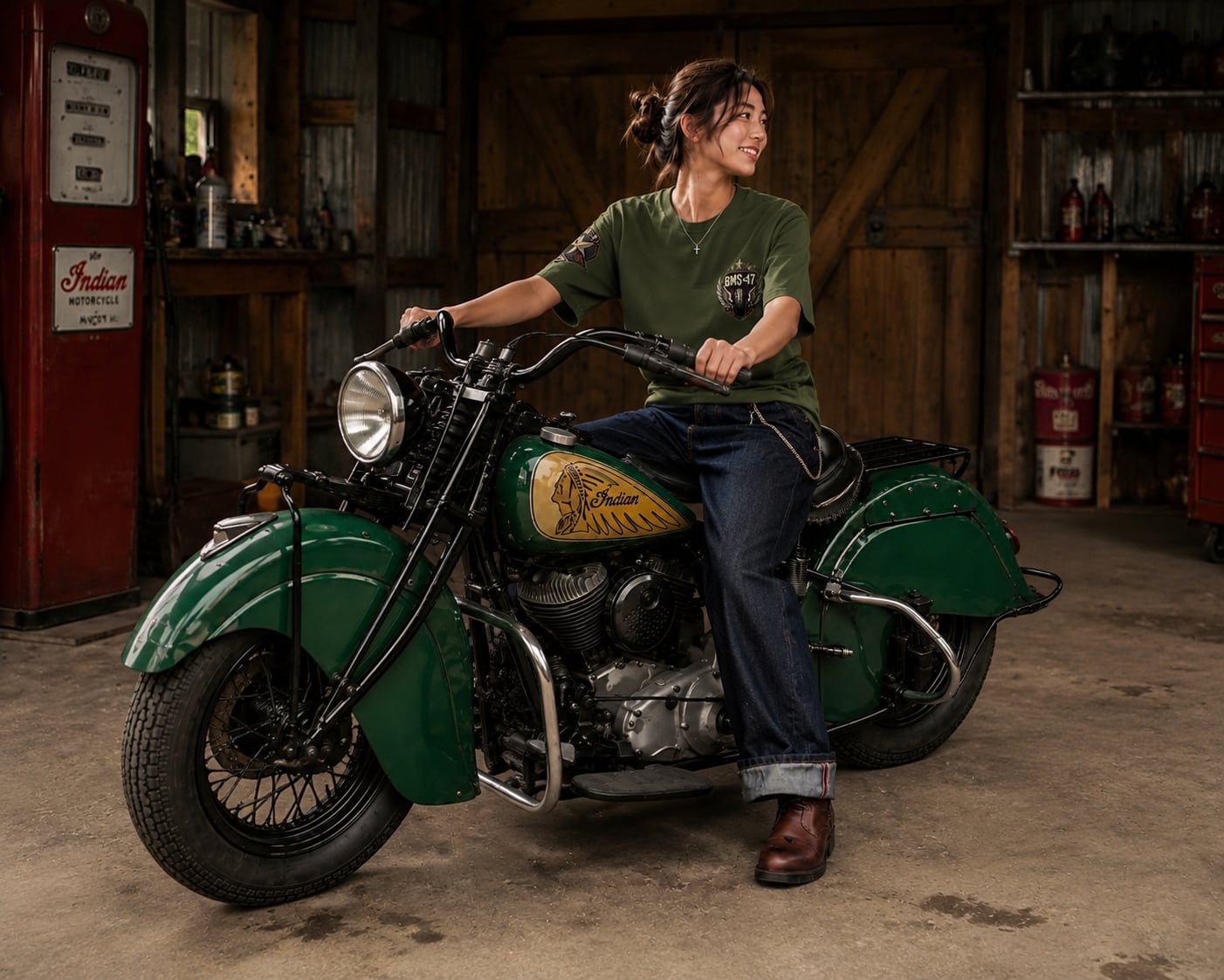 BMS-47 BUILT FOR THE ROAD TEE／緑